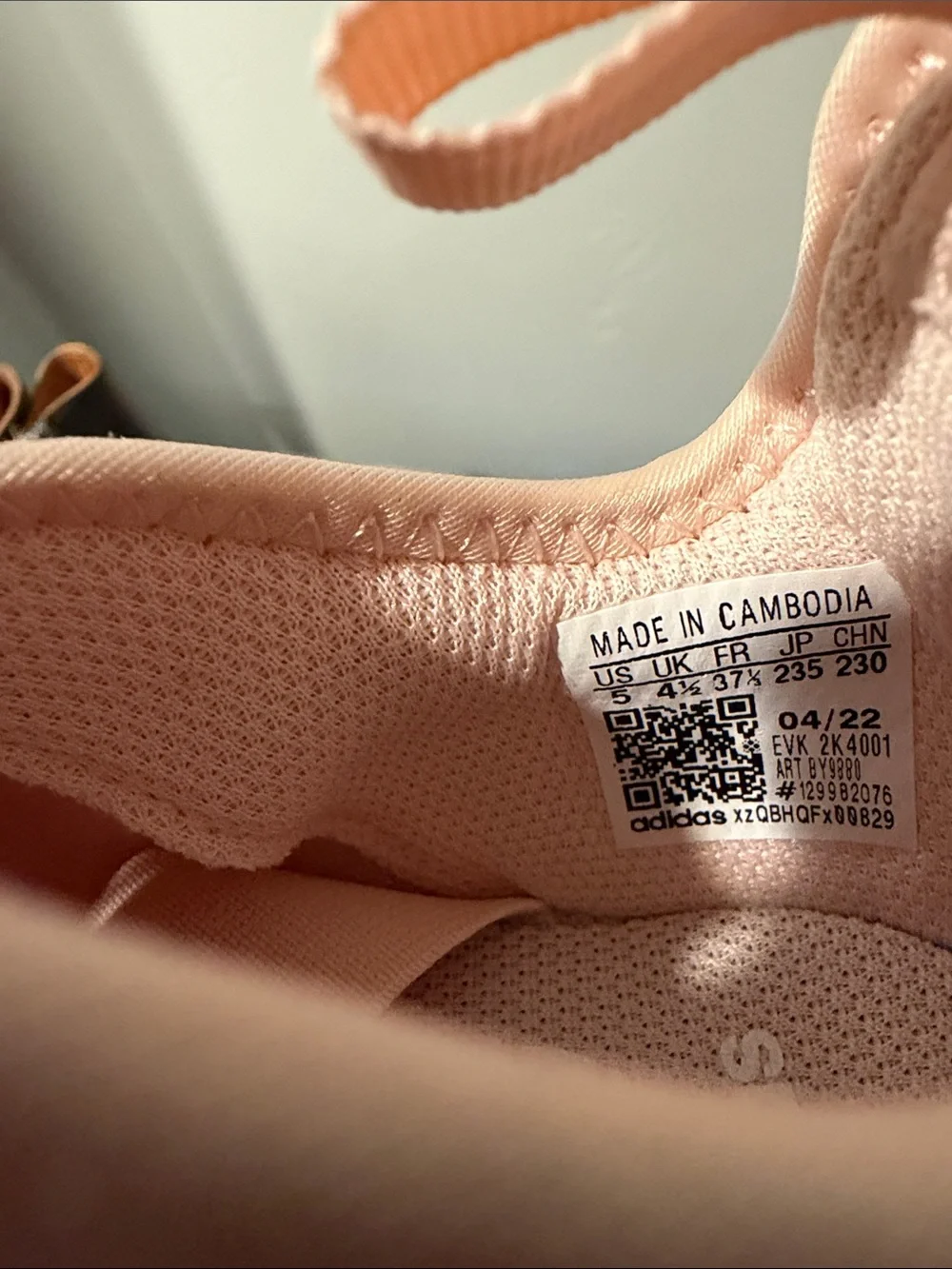 ADIDAS Girls' X_PLR J Icey Pink Sneakers Size 5